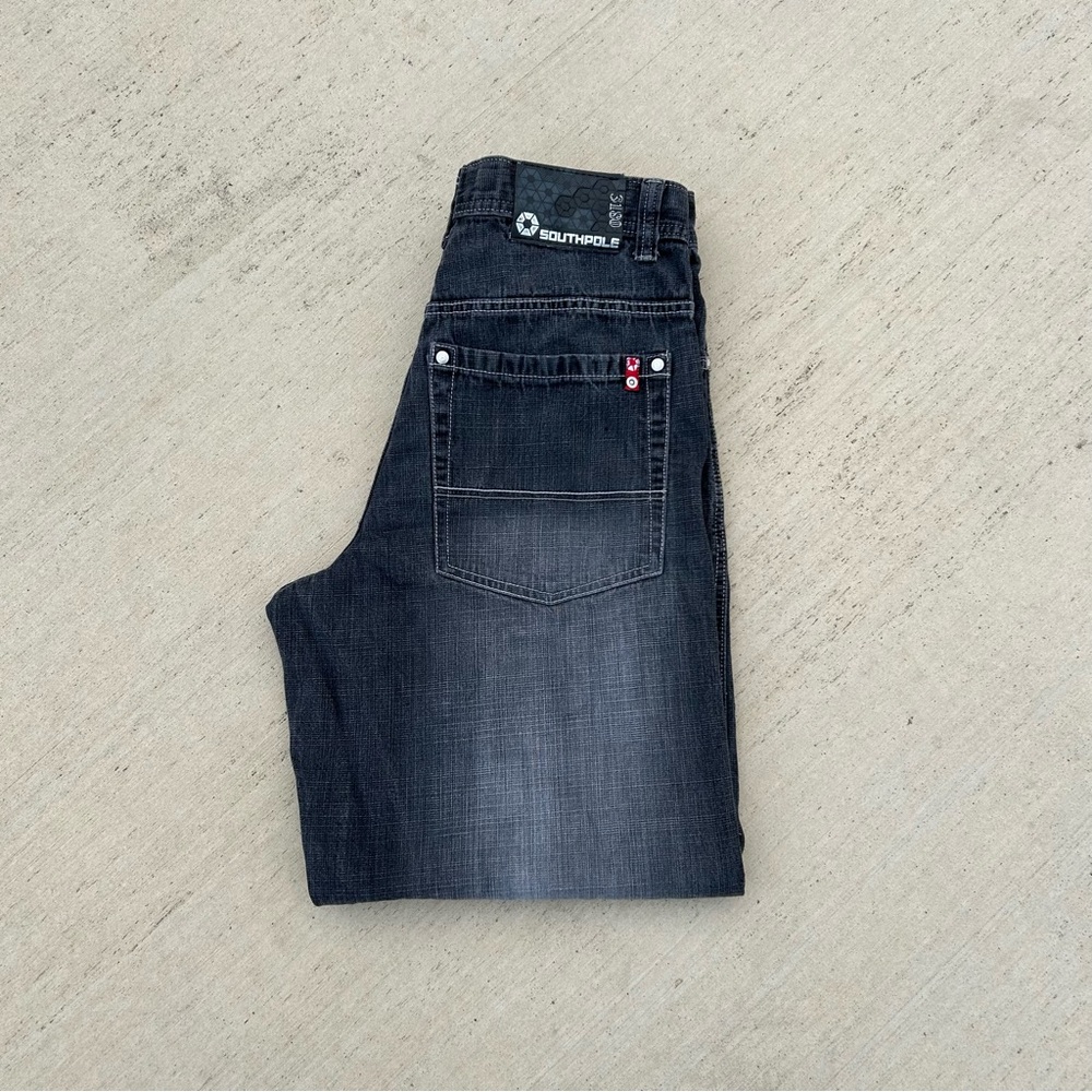 SouthPole Red Tab Y2K Baggy Pants